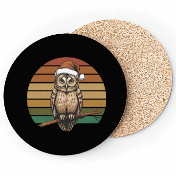 Discover Christmas Owl Coasters