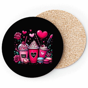 Discover Valentines Day, Valentine Retro Coasters
