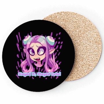 Discover Slayed It, Stayed Cute! - Cute GamerGirl Gift Coasters