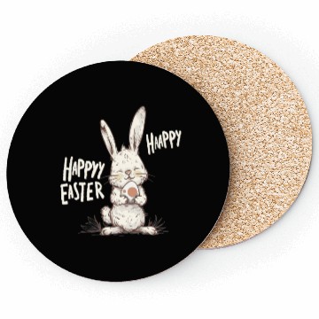 Discover Happy Easter Bunny, Easter Day Coasters