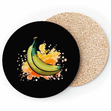 Discover Vegetarians Vegan Banana Coasters