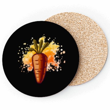 Discover Vegetarian Veganer Carrot Coasters