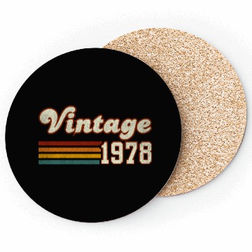Discover 47th Birthday Gift - Vintage 1978 Coasters