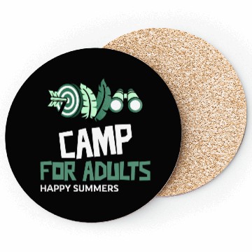 Discover Camp for adults Coasters