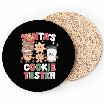 Discover Santa s Cookie Tester Coasters