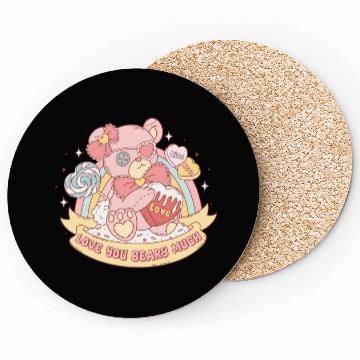 Discover Love You Beary Much Coasters