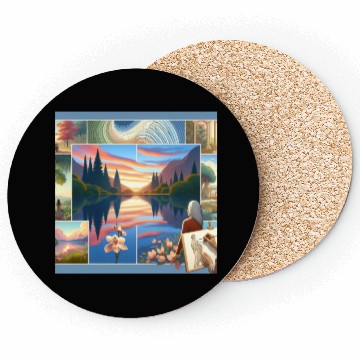 Discover Aesthetic Texts Coasters