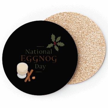 Discover Celebrate National Eggnog Day Coasters