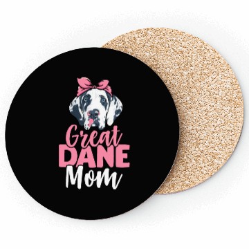 Discover Great Dane Mom Dog Lover Dog Mom Coasters