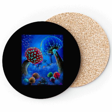 Discover Mushroom Path Coasters
