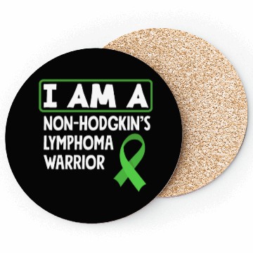 Discover Non-Hodgkin Lymphoma Awareness Warrior Coasters