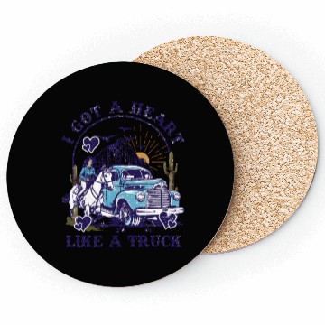 Discover I Got A Heart Like A Truck Coasters