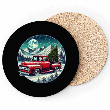 Discover Christmas Truck Adventure Coasters
