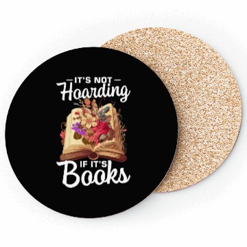 Discover Bookworm Reading Books Design for a Book Lover Coasters