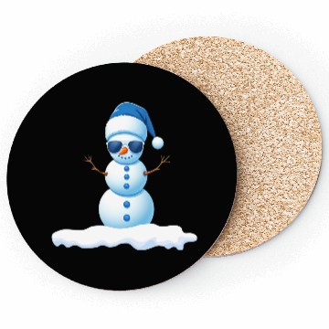 Discover Cute Little Cool Snowman Coasters
