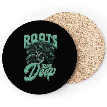 Discover Genealogy Genealogist Roots Run Deep Coasters