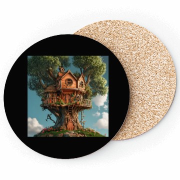 Discover "Treehouse Haven – Nature's Retreat Coasters