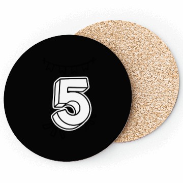 Discover Coloring Coasters: Number 5 – Creative Birthday Keeps