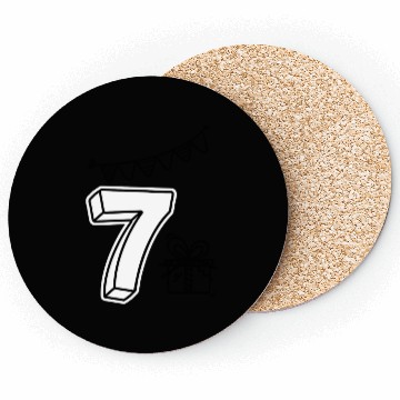 Discover Coloring Coasters: Number 7 – Creative Birthday Fun