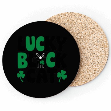 Discover Black Cat Lover Designs Coasters