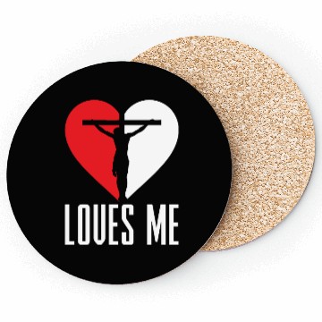 Discover Jesus Loves Me Christian Christmas Coasters
