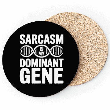 Discover Sarcastic Genealogy DNA Test Genetics Biologist Coasters