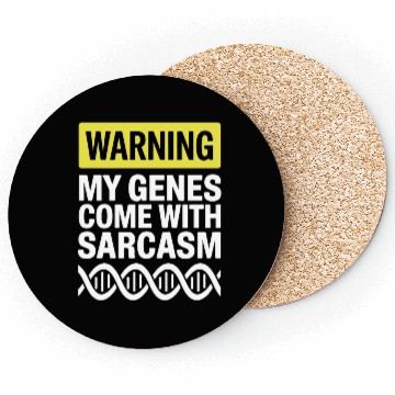 Discover Sarcastic Genealogy DNA Test Genetics Biologist Coasters