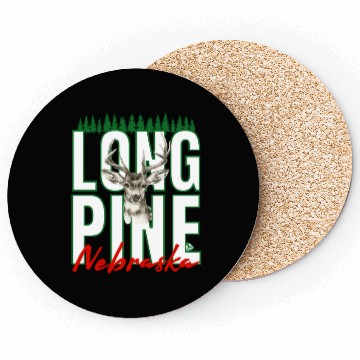 Discover LONG PINE NEBRASKA DEER Family Design Coasters