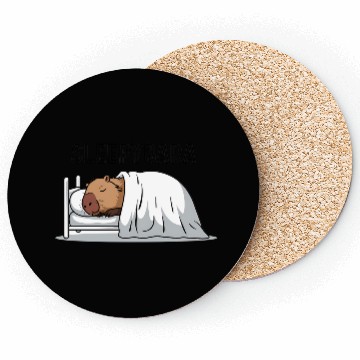 Discover Capybara Official Sleep Nightgown Sleepybara Coasters