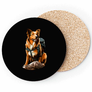 Discover Dogs Mountaineering / Hiking Dog Coasters