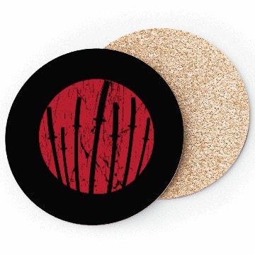 Discover Japan Vintage Samurai Sun Coasters