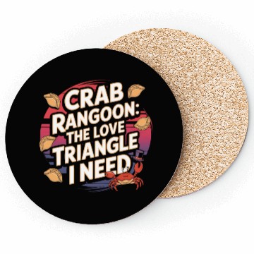 Discover Crab Rangoon Lover American Chinese Sea Food Coasters