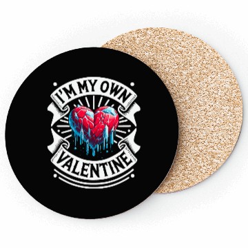 Discover I'm My Own Valentine Coasters