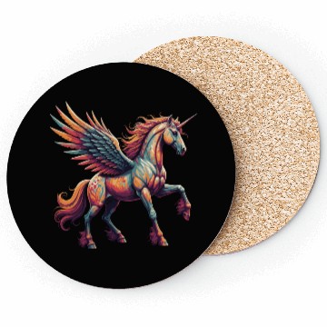 Discover Unicorn Graffiti Coasters