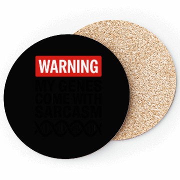 Discover Sarcastic Genealogy DNA Test Genetics Biologist Coasters