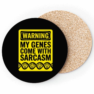 Discover Sarcastic Genealogy DNA Test Genetics Biologist Coasters