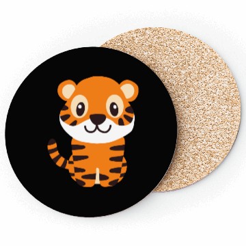 Discover Cute Tiger Coasters