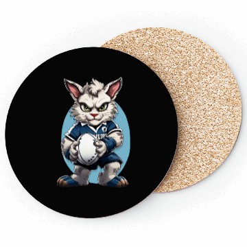 Discover Rugby cats Coasters