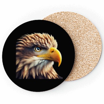 Discover The eagle logo symbolizes strength Coasters