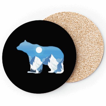 Discover BEAR MOON MOUNTAIN SNOW Coasters