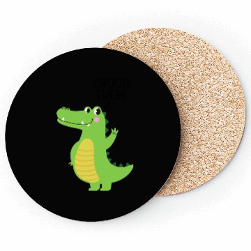 Discover Crocodile Meme Croco There Cello There Hello There Coasters