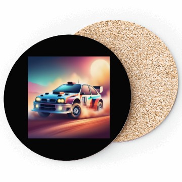 Discover Vintage Rally Car Coasters