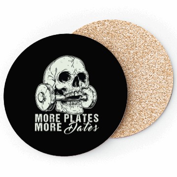 Discover Motivational Gym Skull Coasters