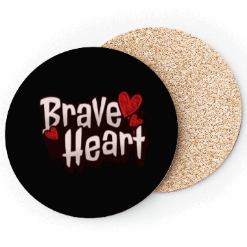 Discover Brave Heart - Courageous Warrior Coasters