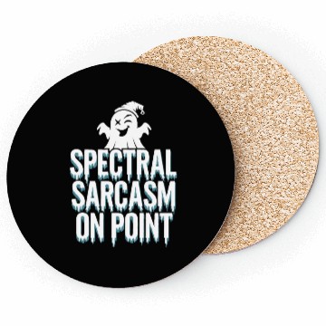 Discover Paranormal Comedy Funny Ghost Humor Lighthearted Coasters
