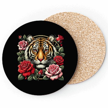 Discover Tiger and Roses Coasters