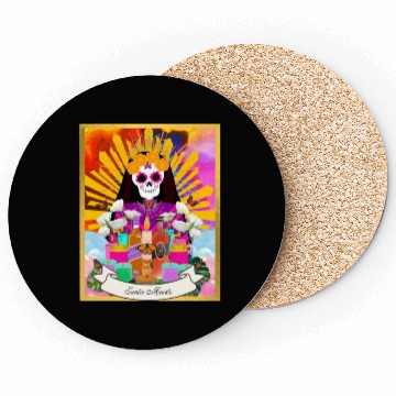 Discover Butterfly Santa Muerte Coasters
