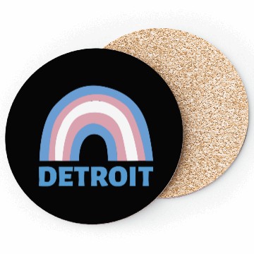 Discover Detroit Transgender Flag Coasters