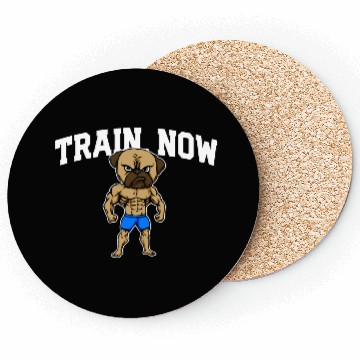 Discover Train Now Workout Motivational Quote Gym Coasters