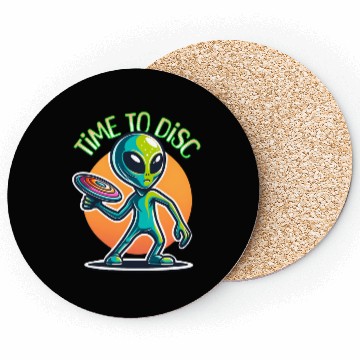 Discover Alien Disc Golf | Retro Extraterrestrial Coasters